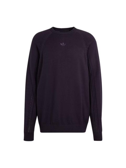adidas Originals Premium Knitted Sweatshirt Asia Sizing 'Black' IT7444