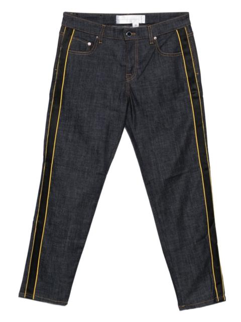 stripe-detail jeans