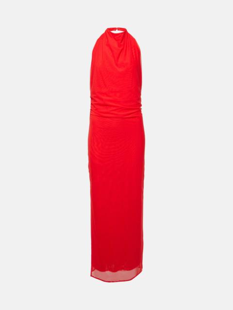 Jacques mesh maxi dress
