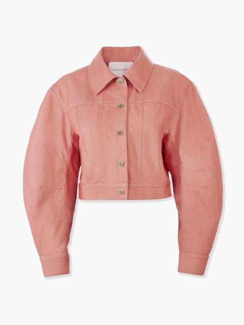 Arc-Sleeve Denim Jacket