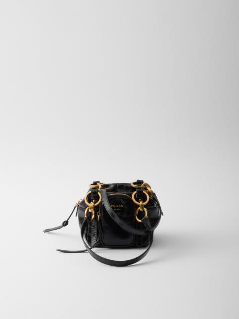 Prada Dangle leather top-handle mini-bag