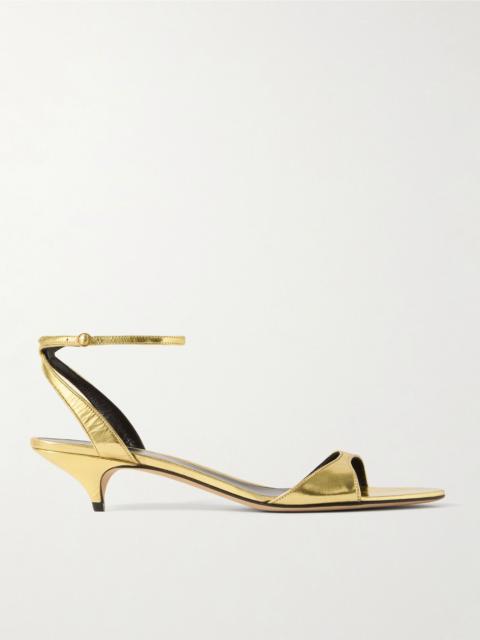 Vika leather sandals Gold