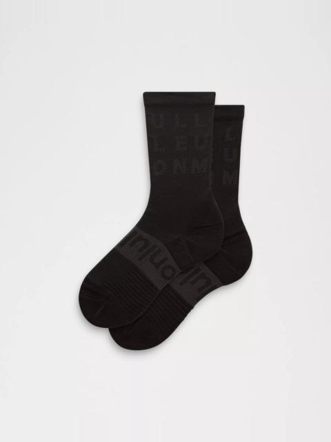 Unisex Power Stride Crew Socks *Reflective