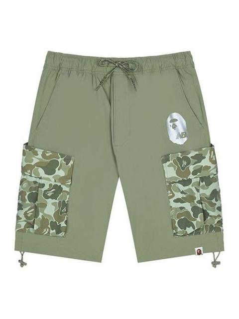 New Balance x BAPE Relaxed Fit Shorts 'Green White' BASP6000-GRX