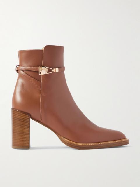 Nina Leather Ankle Boots