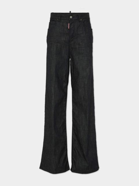 BLACK RINCE WASH TRAVELLER JEANS