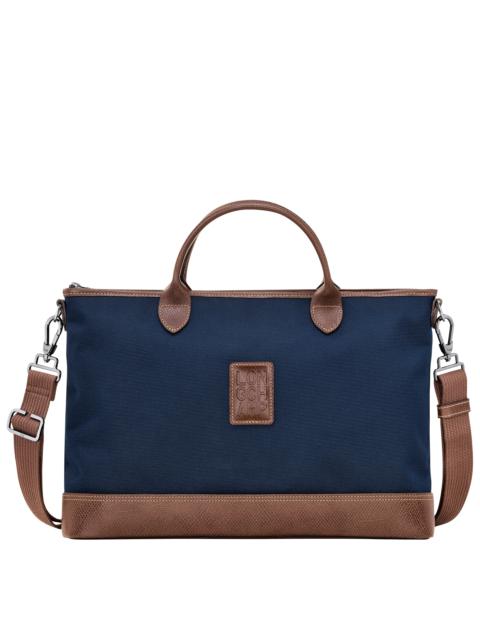 Boxford S Briefcase Blue - Canvas