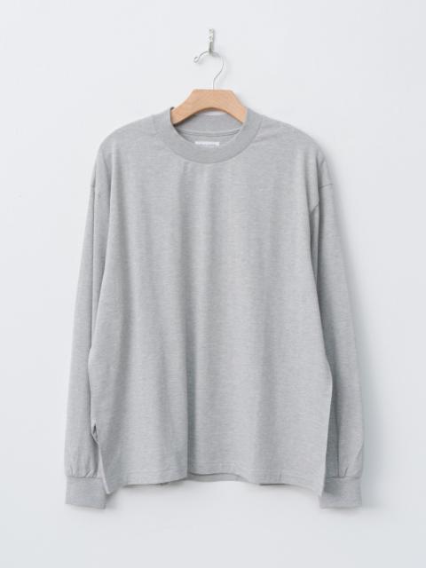 Suvin Supima Tube L/S Tee Light - Feather Gray