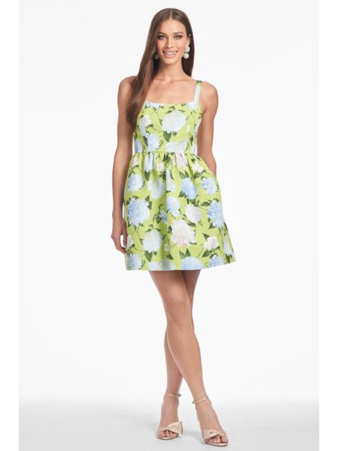 SAMIRA DRESS - CITRINE PEONIES