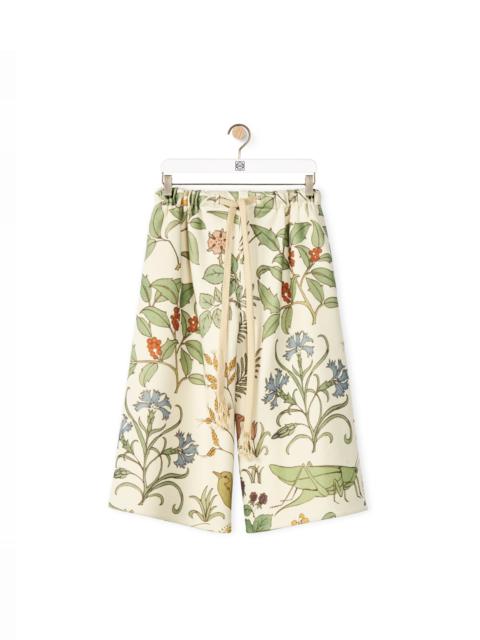Herbarium shorts in wool