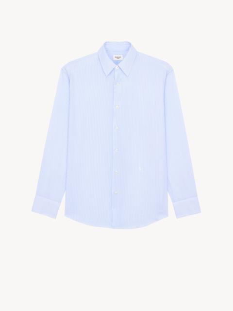 CASSANDRE SHIRT IN STRIPED COTTON POPLIN