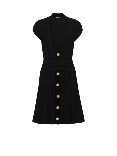 selena gomez gold dress only murders Balmain Black Shinny Glitter Gold Fringe Runway Mini Dress Size 40 –  THE-ECHELON main image 1