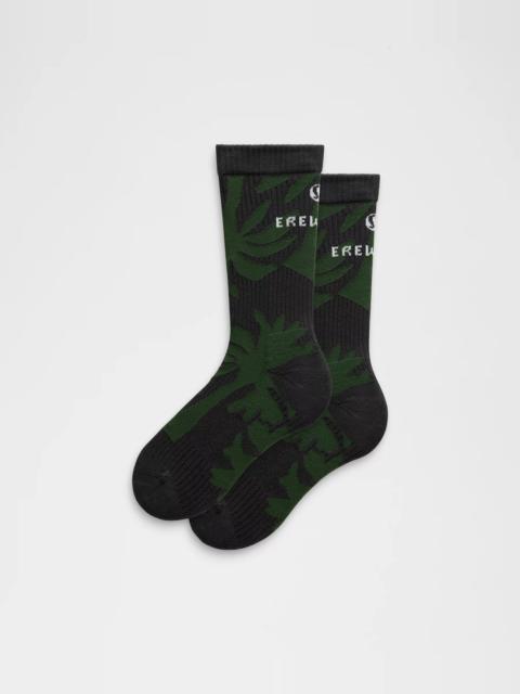 Palm Jacquard Crew Socks *Erewhon