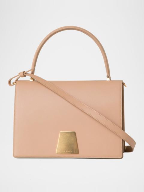 Alice Flap Leather Crossbody Bag