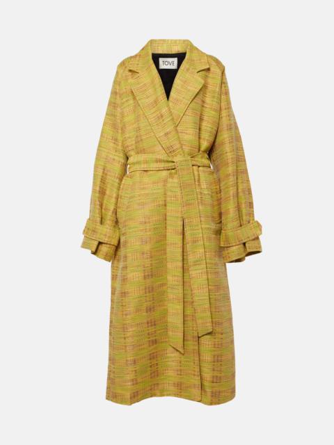 Jacqui cotton-blend trench coat