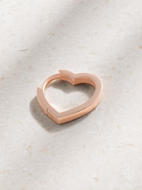 Antifer Heart Small 18-karat Rose Gold Single Earring