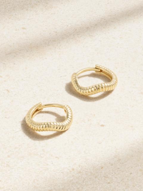 Freddie 14-karat Gold Hoop Earrings