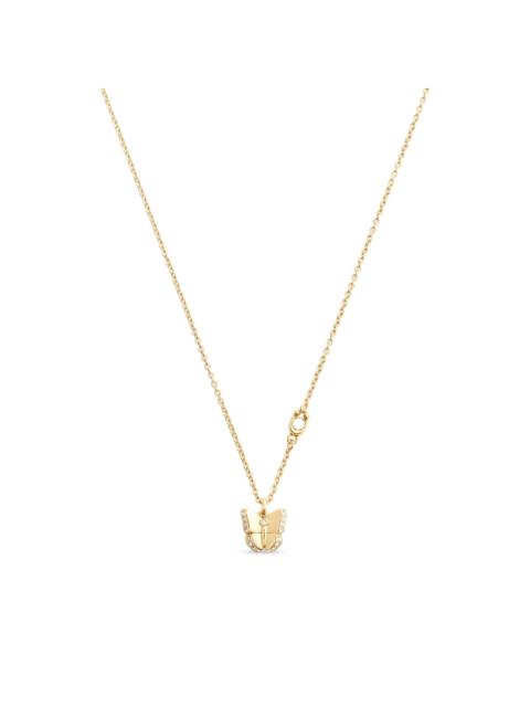 butterfly-pendant necklace