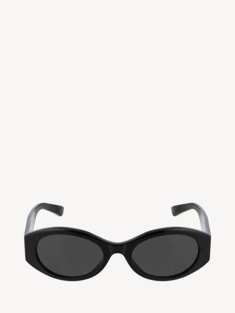 Women's Nano Round Af Sunglasses in Black