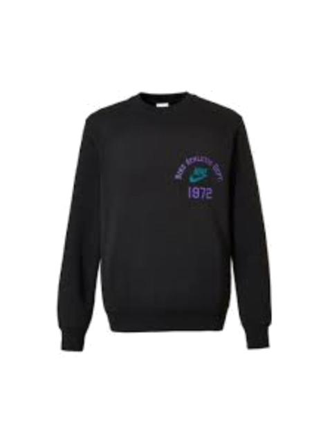 Nike Sportswear Crewneck 'Black Blue' FQ7972-010