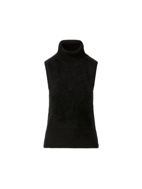 MAZZY BRUSHED CASHMERE SLEEVELESS SWEATER