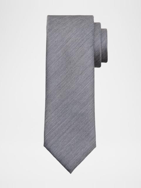 Men & apos;s Wool and Silk Woven Tie