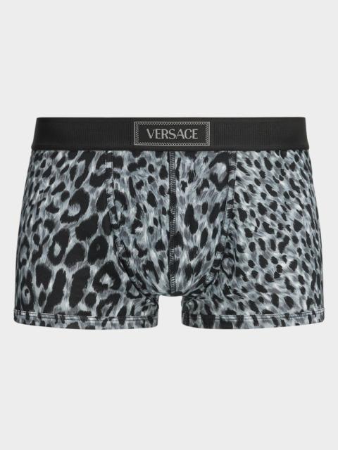 Men's Leopard Vintage Logo Trunks