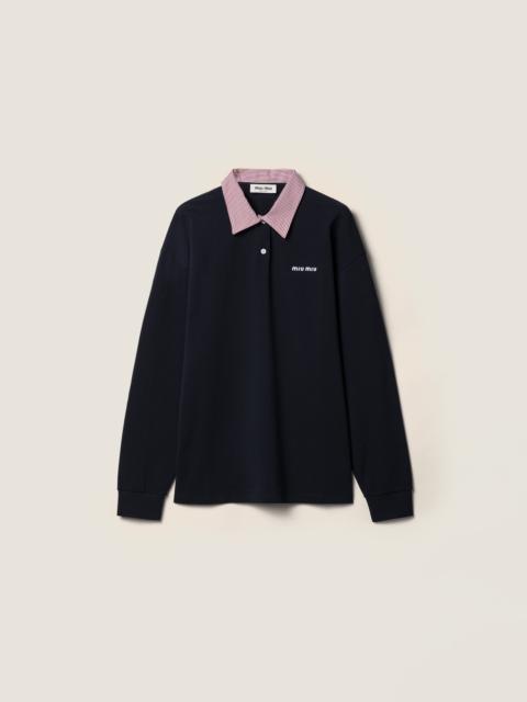 Cotton piqué polo shirt