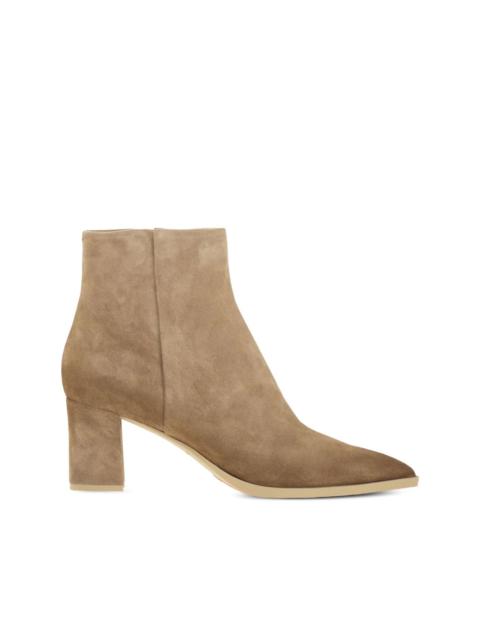 65mm suede ankle boots