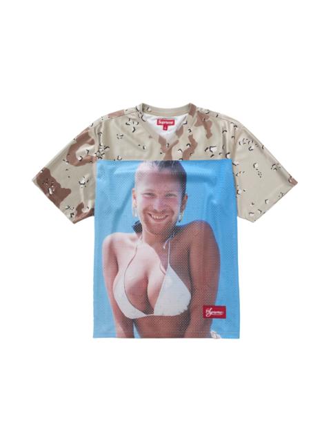 Supreme Aphex Twin Football Jersey Chocolate Chip Camo