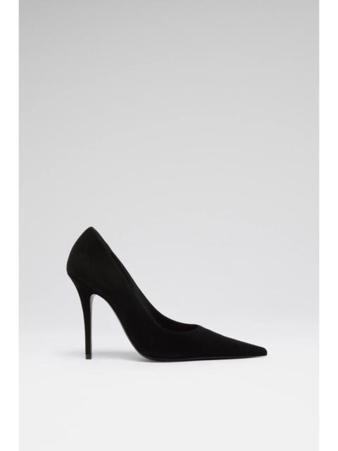 BARBARA PUMP 105 BLACK SUEDE