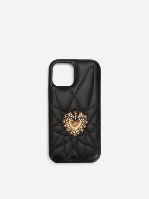 Quilted calfskin Devotion iPhone 12/12 Pro cover