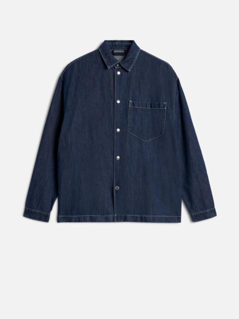 OVERSHIRT in Indigo Linen Nocturnal