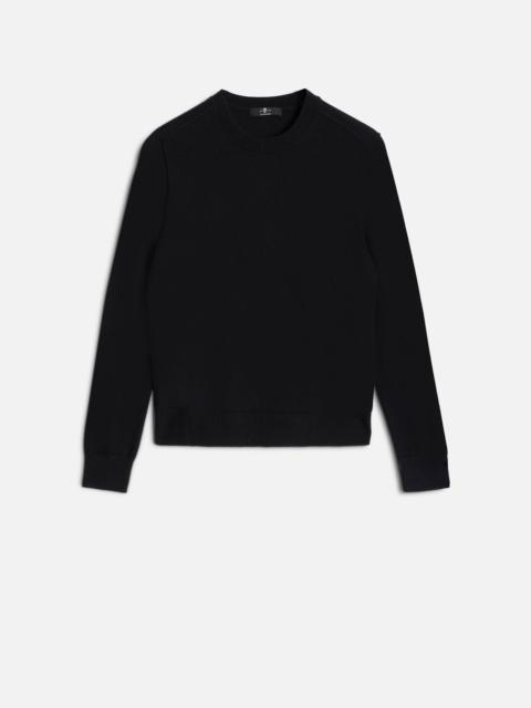 Cashmere Crewneck Sweater in Black