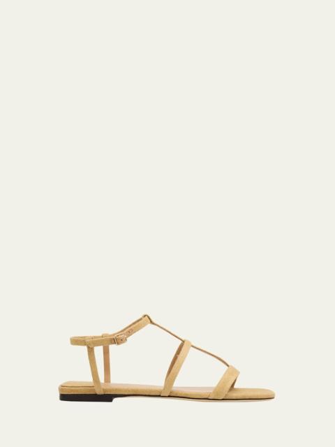 Gwyn Canvas Flat Sandals