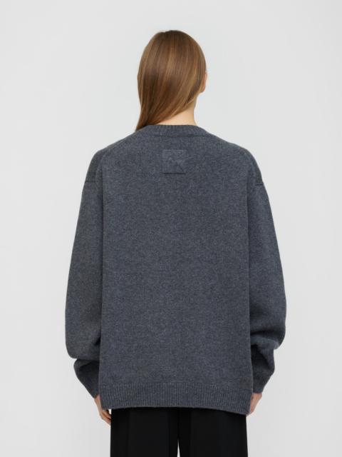 Wool Cotton Blend Sweater