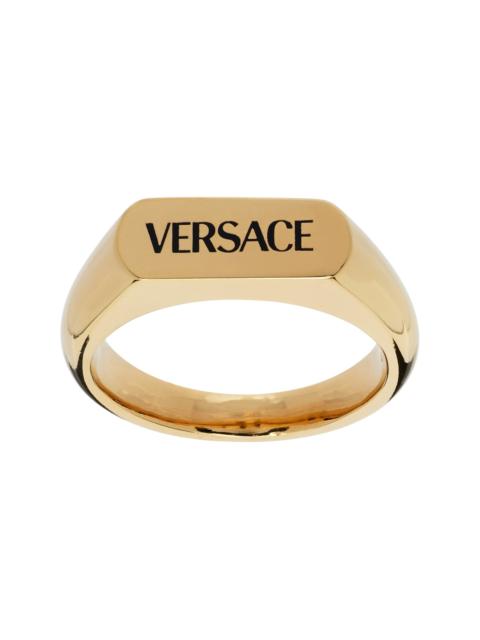 'Versace' Logo Ring