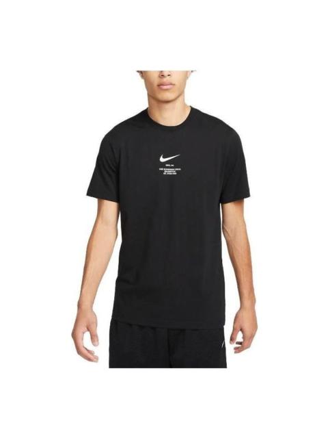 Nike NSW Swoosh T-Shirt 'Black' DZ2881-010