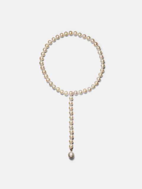 La Belle 14kt gold necklace with pearls