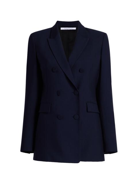 Double-Breasted Wool Jacket navy