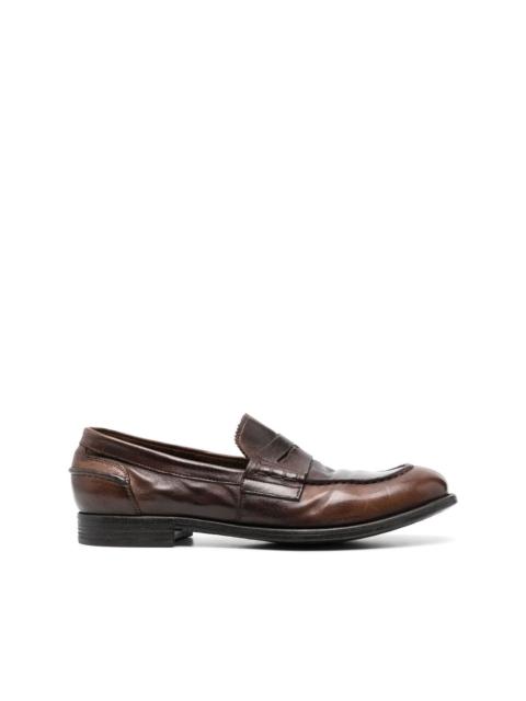 Chronicle leather Penny loafers