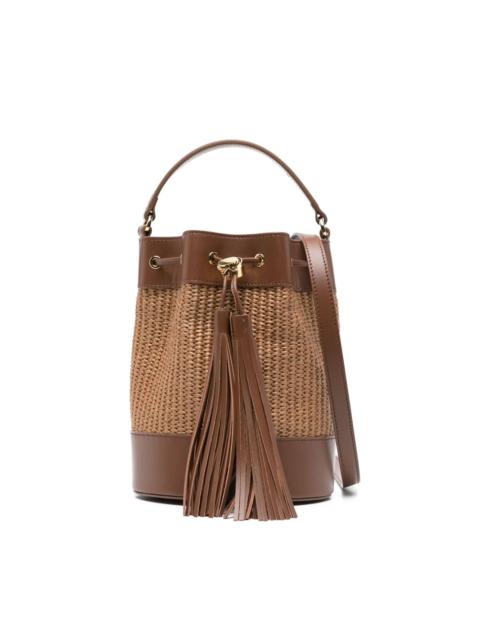 tassel-detail bucket bag