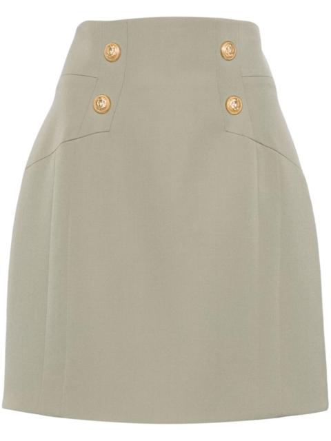 gold-tone buttons skirt