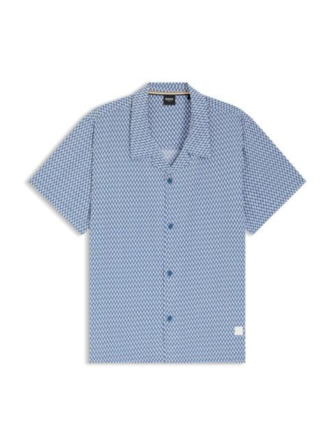 REGULAR-FIT SHIRT WITH ALL-OVER PRINT
