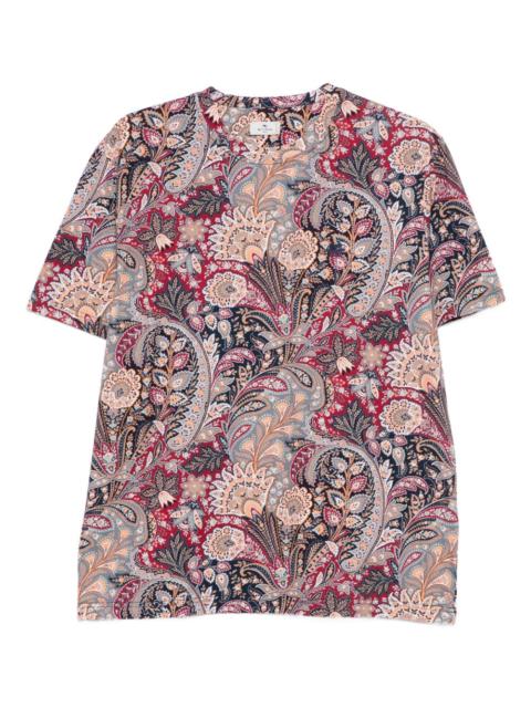 paisley-print T-shirt