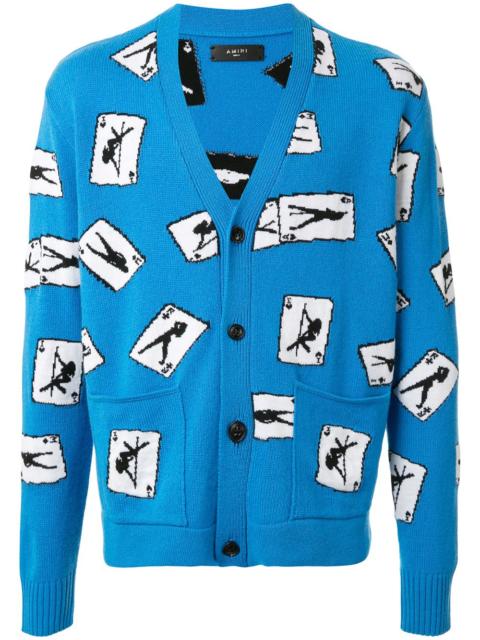 pole-dance knit cardigan