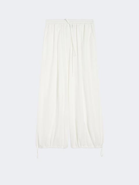 Cotton baggy trousers - IVORY