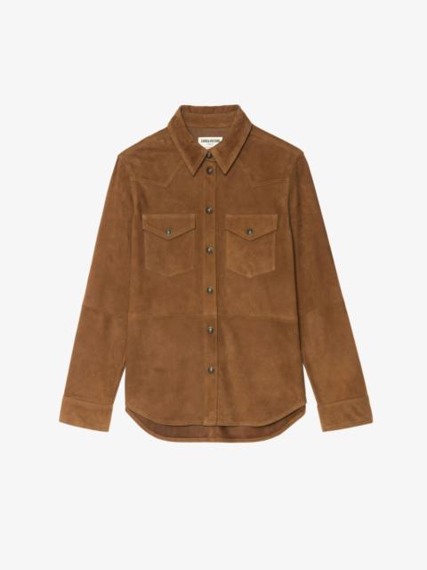 Thelma Suede Leather Shirt