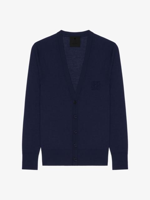 SLIM FIT CARDIGAN IN CASHMERE AND SILK