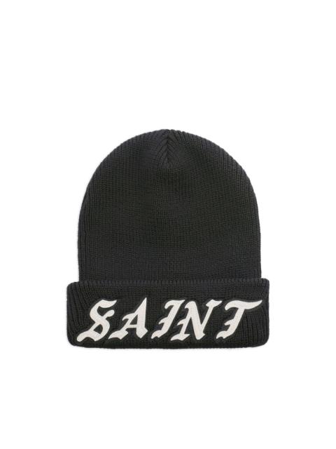 logo-appliqué beanie hat